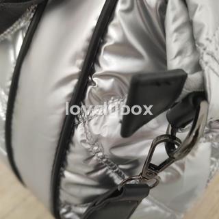 Bolso Acolchado metalizado gris - Imagen 2