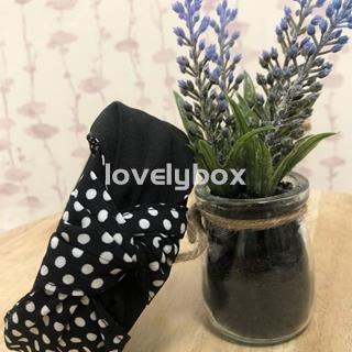 DIADEMA NUDO NEGRA MIX CON LUNARES - Imagen 1